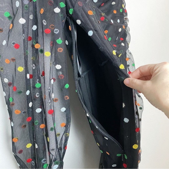 Camila Coelho Edite Embroidered Polka Dot Mini Dress - Picture 8 of 10